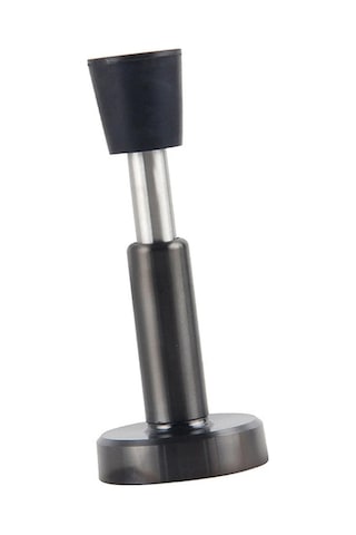 Pazly 2 Adet Yapışkanlı Kapı Durdurucu - Paslanmaz Çelik & Kauçuk Uçlu, Hidrolik Şok Emici Teknolojili, Küçük Boyutlu