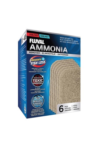 Fluval 306/307/406/407 Yedek Ammonia Remover 6 Adet