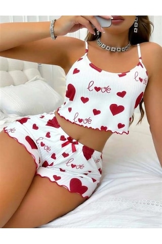 Cavalle Milano Homewears 2'li Fitilli Bordo Kalpli Şortlu Pijama