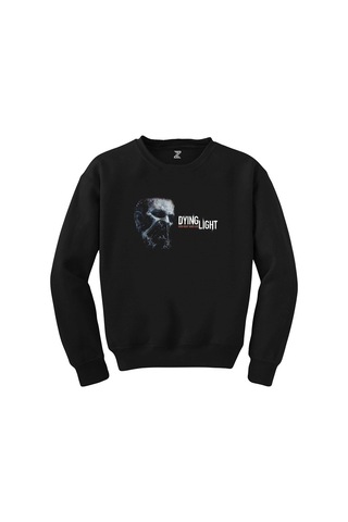Dying Light Zombi Head Siyah Sweatshirt Siyah