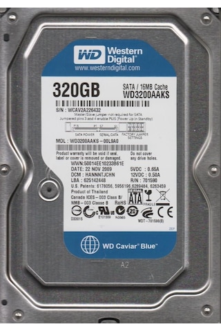 WD WD3200AAKS 320 GB 3.5" 7200 RPM HDD