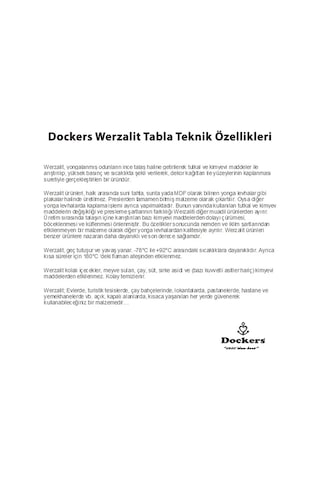 Werzalit Masa Tablası Yuvarlak 80 cm