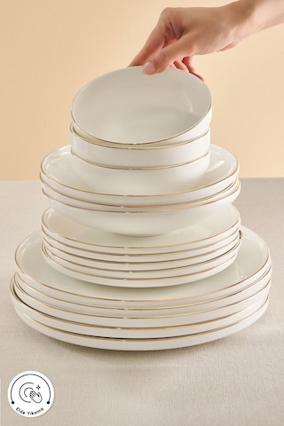 Karaca Fine Bone Belinda 24 Parça 6 Kişilik Yemek Takımı