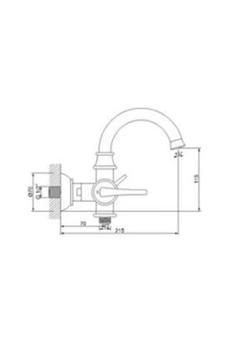 Newarc Golden Banyo Bataryası Krom 951512 Krom
