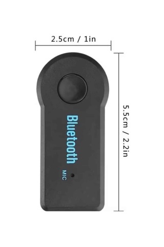 Yeni Nesil Bluetooth Aux Araç Kiti Siyah Tv Tablet Telefon Araç Araba -
