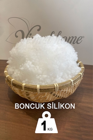 Vionel Home 1. Kalite %100 Boncuk Silikon Elyaf 1 KG Beyaz Yastık Oyuncak Dolgusu