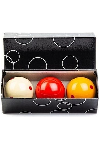 Ekonomik Benekli Bilardo 3 Top 61.5mm