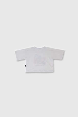 Sisley Kız Çocuk Beyaz Tshirt