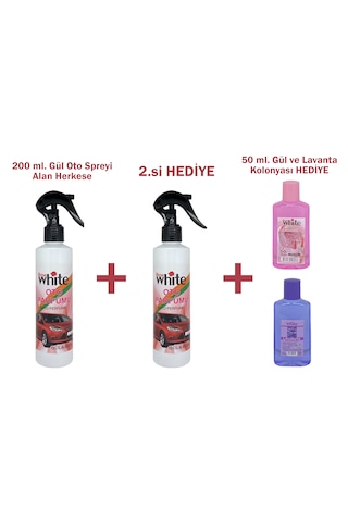 Hediyeli Ürün 200 Ml. Gül Oto Parfümü Alan Herkese 200 ML