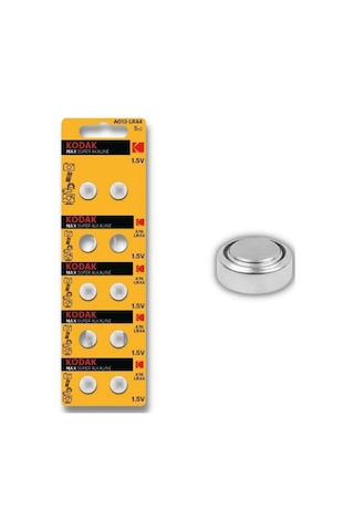 Kodak AG13 LR44 1.5 V Alkalin Oyuncak Saat Pili 10'lu