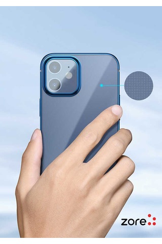 Apple Uyumlu iPhone 12 Kılıf Zore Pixel Kapak Gold
