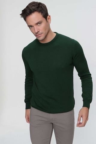 Morven Basic Dinamik Fit Rahat Kesim Bisiklet Yaka Triko Kazak 99kc017005710 Haki