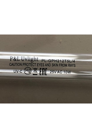 P & L 212 T5/l 4 Pın 10w Ultravıyole Lamba 212mm 254nm