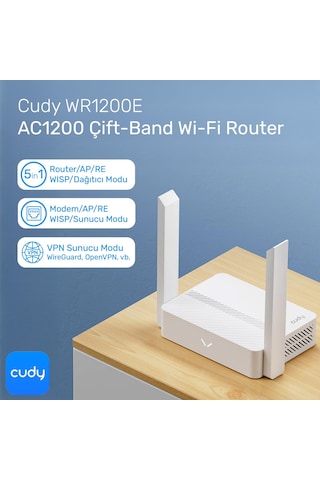 Cudy WR1200E 5 GHz 867 Mbps Wi-Fi Router