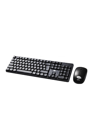 Orn Cs700 Kablosuz Türkçe Siyah Q Klavye Ve Mouse Set Lazer
