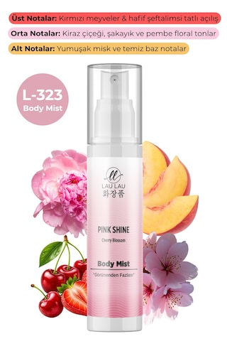 Pink Shine & Radiant Glamour Yüksek Kalıcılıklı Vücut Parfümü & Body Mist 100 Ml Çiçek - Meyve