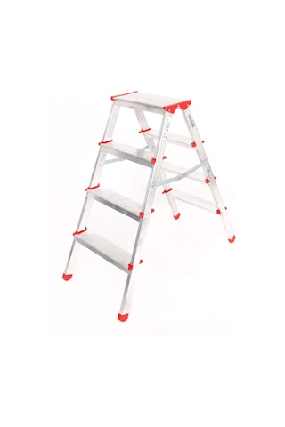 Alüminyum Çift Çıkışlı 4 Basamaklı Merdiven 91 Cm Accm.02