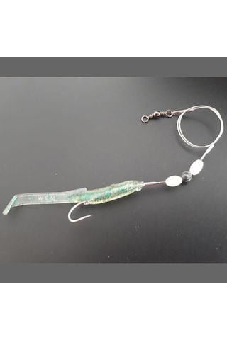 Levrek Lüfer Avcısı Çelik Telli Silikon Balık 6,5 Cm