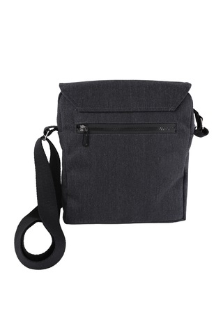 Postacı Çanta - Siyah - Zeybe Mor