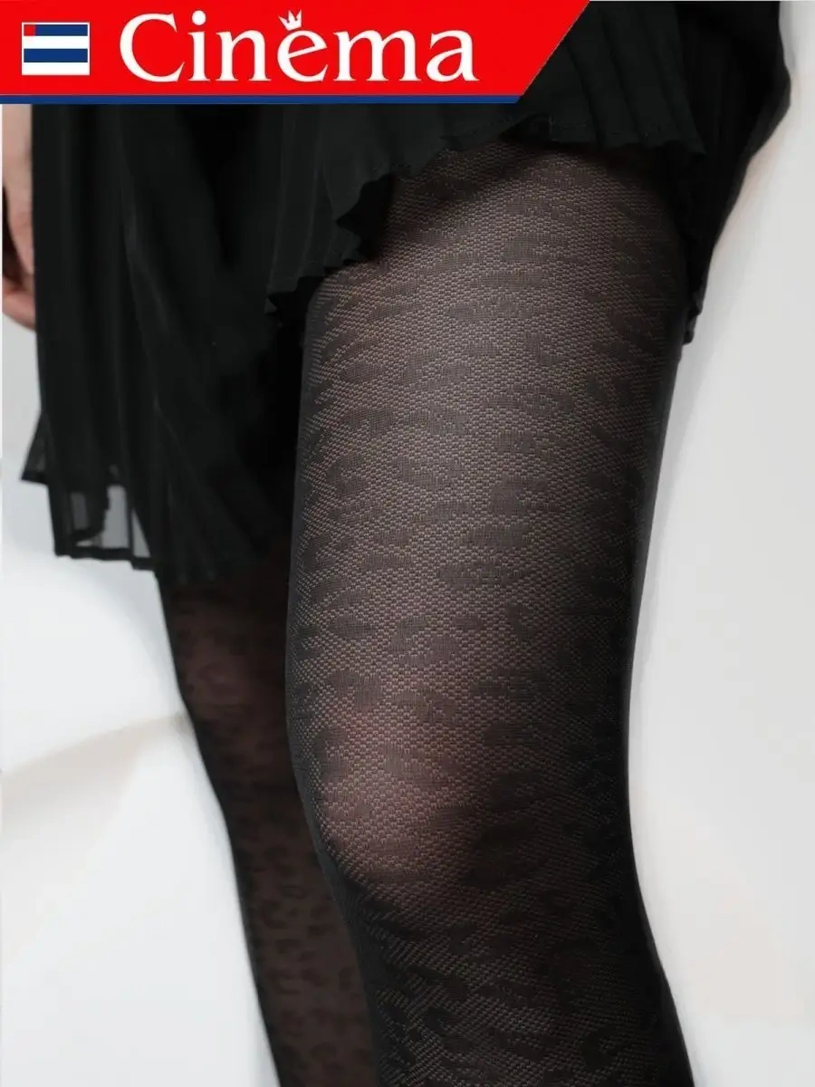 Cinema Kadınlar İçin Desenli Kapron Çoraplar Siyah 54334002 Siyah