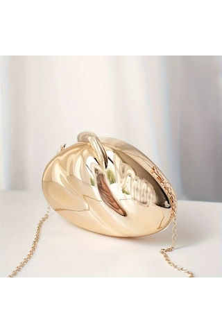 Willowhaven Pembe Kadın Zarif Gece Çantası Manyetik Kapak Çıkarılabilir Zincir Askı Pvc Abiye Pembe