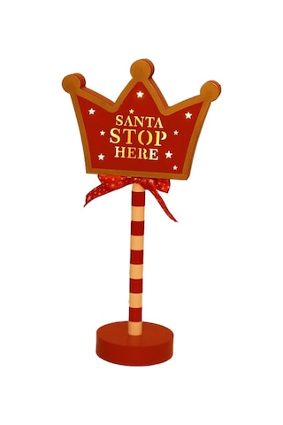 Hyt Ahşap Noel Penceresi Masa Üstü Atmosfer Led Renkli Işıklar Noel Sokak Tabelası Stop Dekoratif Işıklar