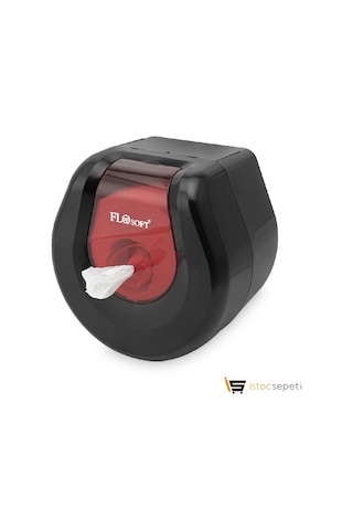 Flosoft Cimri Siyah Wc Kağıt Verici Siyah