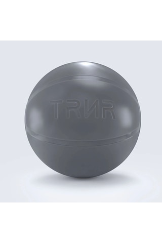 Trnr Anti-burst Egzersiz Topu 55-75 Cm Kaymaz, Latex Içermez, Pompa Ve Aparat Dahil Pilates Gri