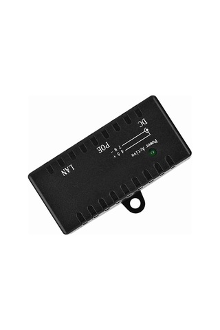 Lemestar Siyah Abs Poe Ayırıcı - 10/100 Mbps Hız, Ap İçin Güç Kaynağı Çözümü, Rj45 Arayüzlü, Dayanıklı Ve Kullanımı Kolay