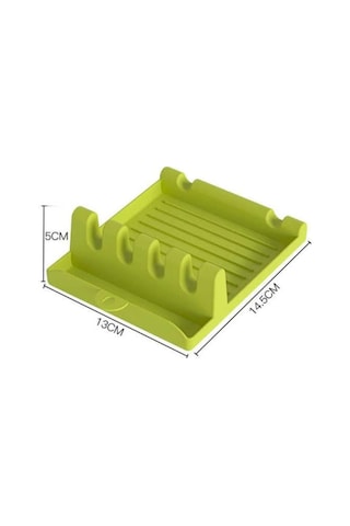 Periboia Çok Amaçlı Kaşık Altlığı Kepçe Altlığı Kapak Tutucu Çok Renkli