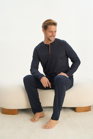 Erkek Uzun Kol Lacivert Pijama Takım C6t2n5o9 001