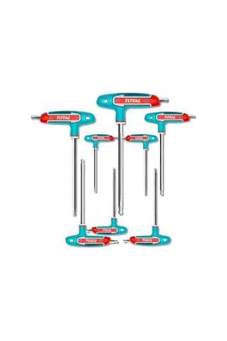 Total Thhw80826 2-10mm T Saplı Top Başlı Alyan Seti 8 Parça