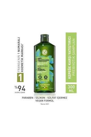 Yves Rovher Kepeğe Karşı Etkili Yatıştırıcı Prebiyotik Şampuan 300 ML