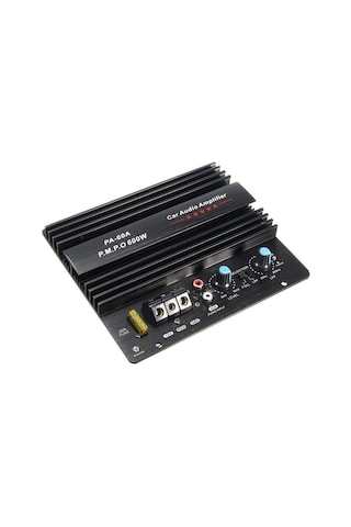 Symbee 12v 600w Siyah Araç Güçlendirici Kartı - 4ω 75-90db Duyarlılıklı Oto Ses Sistemi Pa-60a