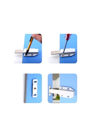 Expertland Manyetik Mobilya Kapanıcı Push-to-open, 2 Adet. 282307391 Beyaz