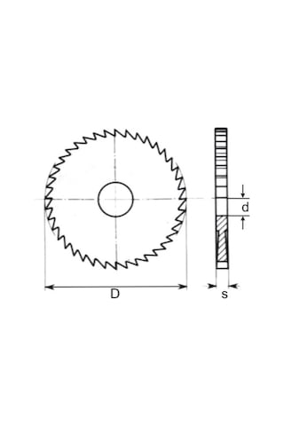 Fett 250x5,0x32 160 Gsp Dın1837a Hss Metal Daire Testere
