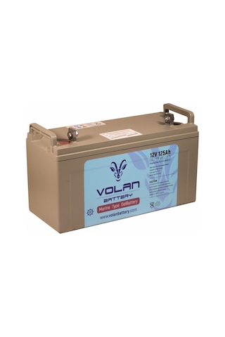 12 Volt 125 Amper Marin Jel Akü 3 Yıl Garantili - Volan Akü / 325018869
