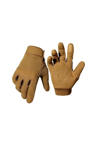Tangshopping Taktik Eldiven Askeri Ordu Balıkçılık Çalışması Dokunmatik Ekran Kaymaz Mat Avcılık Kahverengim