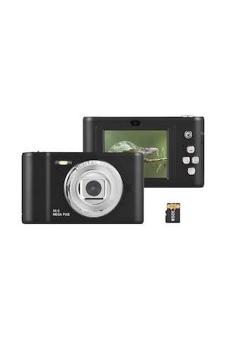 Trendooze Springsun 1080p Dijital Kamera 50mp Fotoğraf Çift Lens 2.4 İnç Ekran 8x Dijital Zoom 32gb Tf Kart Gx