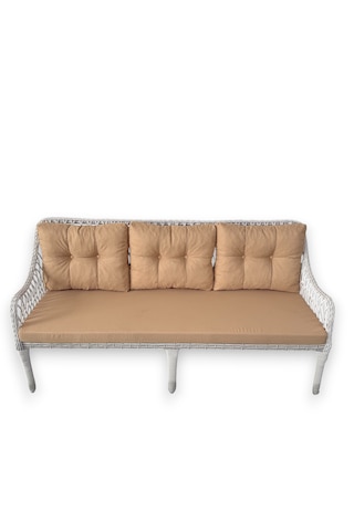 Kaş 3+1+1+masa Rattan Bahçe Balkon Mobilyası Bej