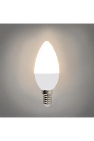 E14 Ince Duylu Günışığı Işık 7 Watt Mum Led Ampul