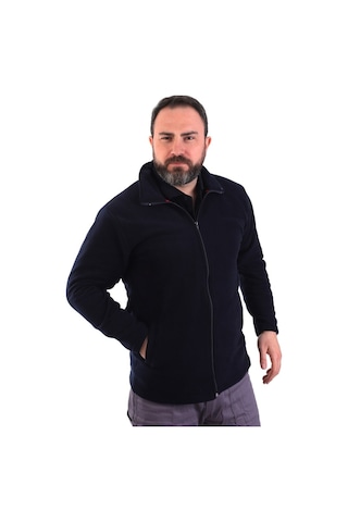 Eser - Fermuarlı Polar Mont - Lacivert