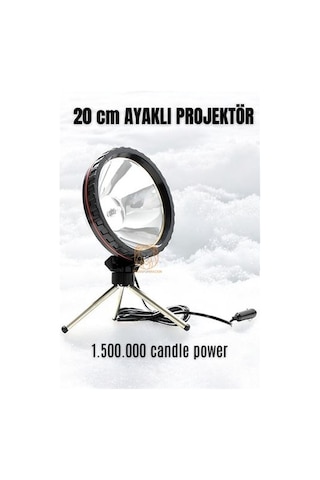 3 Ayaklı El Projektörü 360 Derece Avcı Projektörü Tekne Projektör 426427