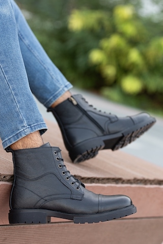 Daxtors Garantili D4002 Hakiki Deri Soğuk Geçiremez Kışlık Erkek Bot 22kdasap1000001-123 001