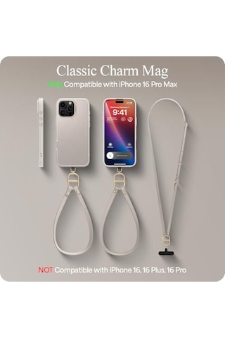 Spigen Ciel By Cyrıll Apple İphone 16 Pro Max İle Uyumlu Askılı Magsafe Kılıf Kajuk Mag Hava Kanalı Teknolojisi Diğer
