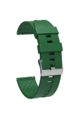 Samsung Galaxy Uyumlu Watch Active 2 44mm Krd-23 20mm Silikon Kordon - Yeşil