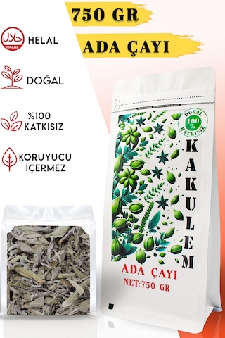 Kakulem Sertifikalı 750 Gr Yöresel Katkısız Doğal Kurutulmuş Ada Çayı