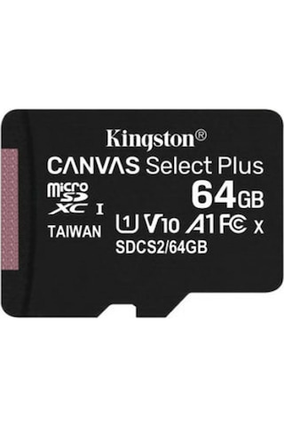 Kingston 64Gb Microsdxc Canvas Select Plus Hafıza Kartı Sdcs2/64G