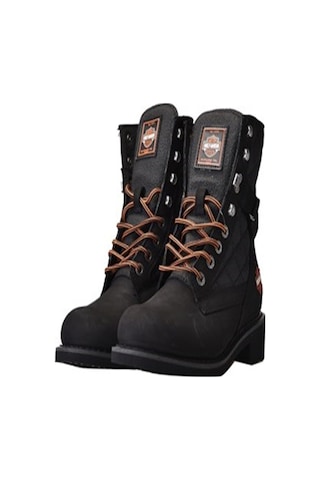 Harley Davidson Harley-davidson 025m100031 New Worker Erkek Bot - Siyah Nubuk-siyah Nubuk