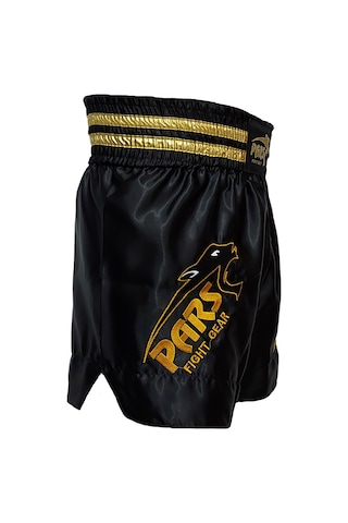 Pars Muay Thai Şortu Nakışlı Siyah PRS-1104